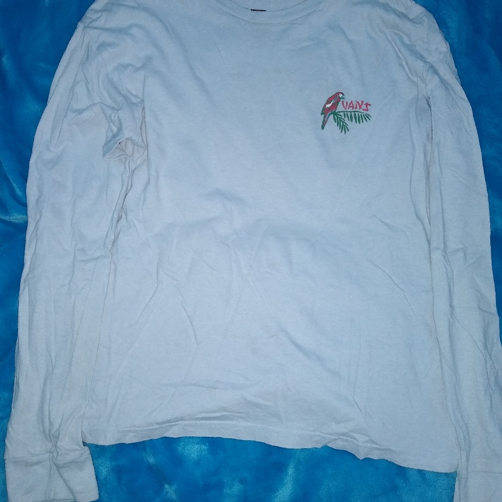 Vans shirt, boys large, light blue